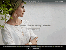 Tablet Screenshot of nana-aristova.com